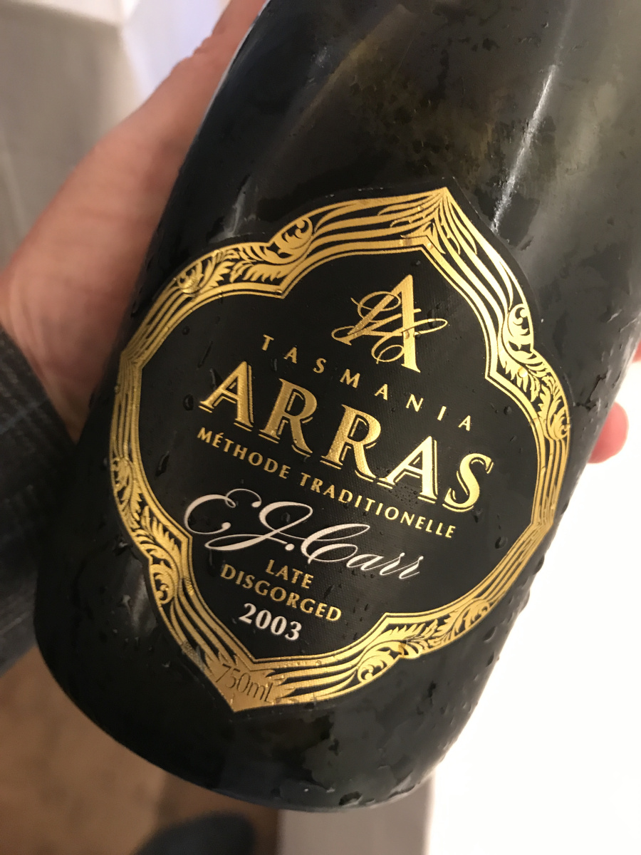 Wine, 2018 Wine Reviews, Wine Reviews, 2003 Arras EJ Carr Late Disgorged Sparkling, Dec 2018 Wine Reviews
