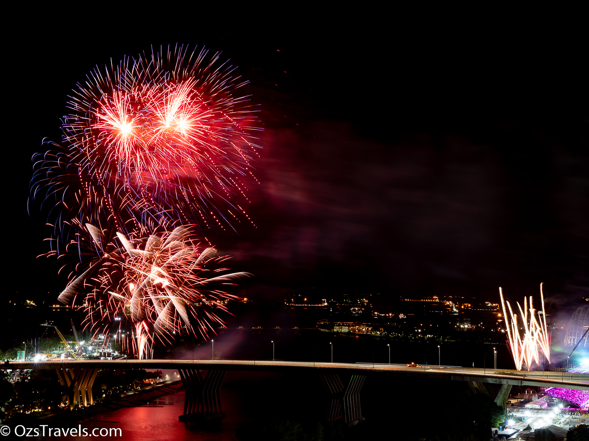 Fireworks,  Chingay Fireworks,  2019 Chingay Fireworks, Singapore,  My Balcony,  